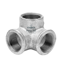 British Standard Corner Tee Galvanised