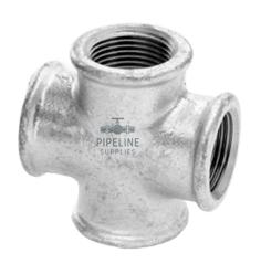 British Standard Female Cross Galvanised