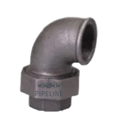 British Standard Female Union Elbow Black