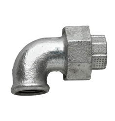British Standard Female Union Elbow Galvanised