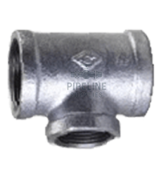 British Standard Reducing Branch Tee Galvanised