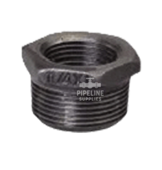 British Standard Reducing Bush Black