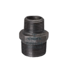 Standard Reducing Hexagon Nipple Black